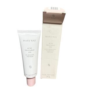 Mary Kay Acne Treatment Gel 5% Benzoyl Peroxide 1 ounce Bottle New‎ in Box